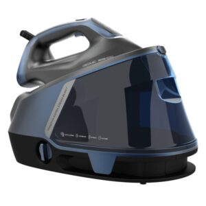 cecotec h 3000 station geyser centro de planchado 3000w vapor continuo 155g/min suela ceramica sistema antigoteo pantalla tactil antical apagado automatico seguro color negro y gris