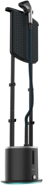 cecotec ironhero 2000 vertical station z centro de planchado 2000w vapor 47g/min deposito 1.7l autonomia 46min 5 programas tabla ajustable punta de precision ruedas 360º color negro