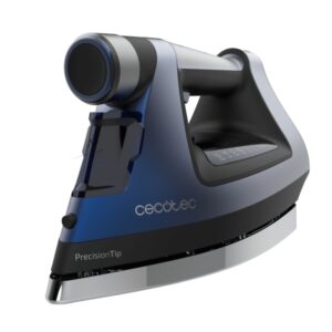 cecotec ironhero 3000 sauna i pump plancha de ropa 3000w bomba automatica suela antiadherente vapor continuo 80g/min golpe de vapor 300g/min antical color negro y azul