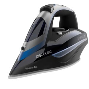 cecotec ironhero 3200 i pump plancha de ropa 3200w bomba de agua automatica vapor continuo 75g/min golpe de vapor 285g/min sistema antigoteo y antical autoapagado color negro y azul
