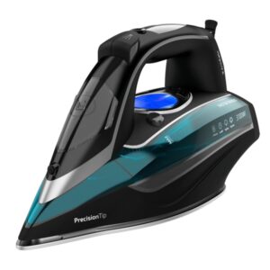 cecotec fast and furious 6060 ultra plancha de ropa 3100w suela anodizada ultradeslizante bomba de agua automatica pantalla lcd sensor tactil para vapor autoapagado color negro y verde