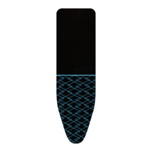 cecotec strongboard 400 borneo funda para tabla de planchar algodon 100% mejora transpiracion espesor 4mm proteccion ignifuga ajustable color negro