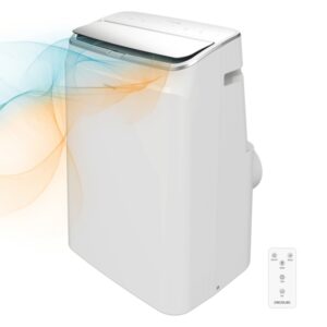 cecotec forceclima 1260 aire acondicionado portatil 1350w 3000 frigorias 12000 btu bomba de calor silencioso cobertura hasta 28m2 5 modos clasificacion energetica a color blanco