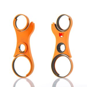 innovagoods abridor multifuncion 5 en 1 ergonomico reduce esfuerzos 24.5x9x2cm color naranja