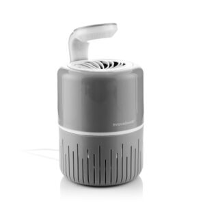 innovagoods kl drain lampara usb antimosquitos por succion abs ecofriendly alcance hasta 40m2 deposito extraible bajo consumo color gris y blanco