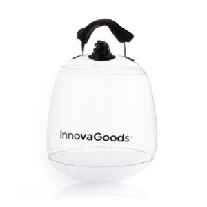 innovagoods fibell pesa rusa de agua capacidad 10l guia de ejercicios hinchable incluye inflador peso ajustable compacto y portatil transparente