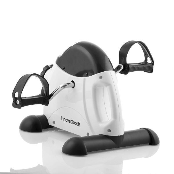 innovagoods pedaleador estatico para piernas y brazos resistencia regulable contador digital lcd uso en interior 35x31x39cm color negro