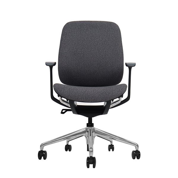 cromad zenith collection silla de oficina piston de gas de grado 4 respaldo ergonomico reposabrazos ajustables color negro