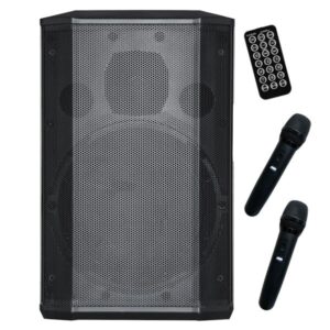 coolsound pro 600 altavoz autoamplificado bluetooth 500w 8" 100w rms con bateria true wireless usb, sd 2 microfonos serie pro autonomia hasta 4.5h mando a distancia
