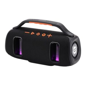 coolsound bravebox altavoz bluetooth true wireless 15w autonomia hasta 3h usb, microsd y aux manos libres con microfono integrado iluminacion rgb color negro