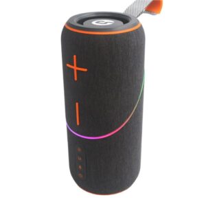 coolsound rainbow beat altavoz bluetooth true wireless 20w autonomia hasta 3h usb, microsd y aux funcion manos libres radio fm iluminacion rgb color gris