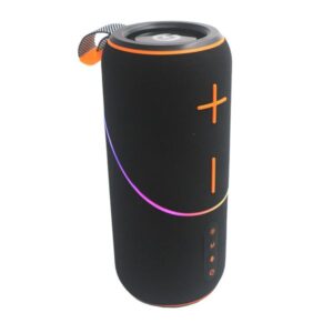 coolsound rainbow beat altavoz bluetooth true wireless 20w autonomia hasta 3h usb, microsd y aux funcion manos libres radio fm iluminacion rgb color negro
