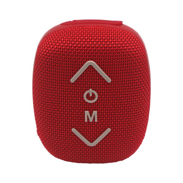 coolsound riderbeat altavoz bluetooth true wireless 7w autonomia hasta 3h usb, microsd y aux funcion manos libres radio fm soporte para manillar color rojo