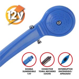 muvip mv0634 ducha portatil 12v ultraligera y compacta control de caudal