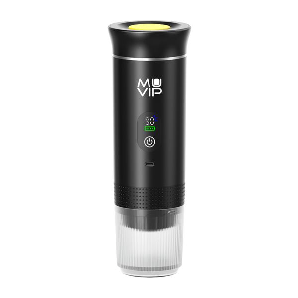 muvip xpresscup cafetera portatil compatible con cafe molido y capsulas dg y ns presion de 20 bares modo caliente y frio color negro