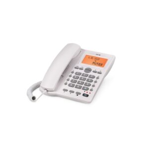 spc office id 2 telefono fijo 4 memorias directas manos libres modo mute color blanco