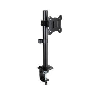 tooq db1130tn b soporte de mesa para monitor de 17" 32" altura, inclinacion, rotacion y giro regulables gestion de cables peso max 10kg vesa 100x100mm color negro