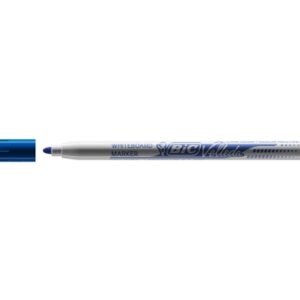 bic velleda 1721 rotulador para pizarra punta fina trazo de 1.5mm borrado optimo color azul