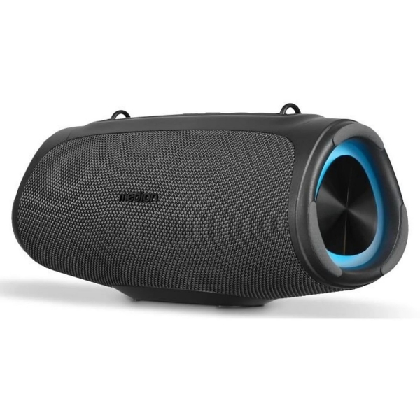 medion life p61746 m altavoz 30w bluetooth 5.3 modo broadcast resistente al agua hasta 42 horas de autonomia iluminacion rgb color antracita