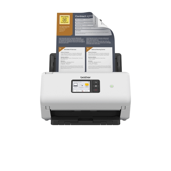 brother ads 4550w escaner de sobremesa wifi hasta 70ppm alimentador automatico de 60 hojas doble cara
