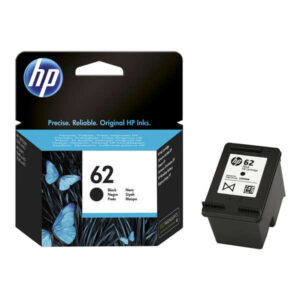 hp 62 negro cartucho de tinta original c2p04ae