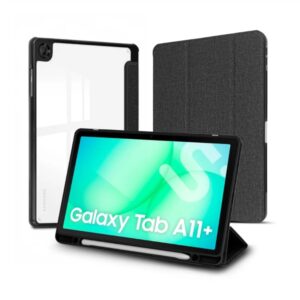 subblim clear shock funda para samsung galaxy tab a11+ 11" antigolpes funcion atril color negro