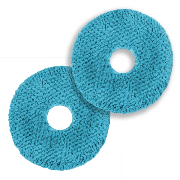 cecotec pack de mopas para conga 11090 / 13090 spin revolution home and wash color azul