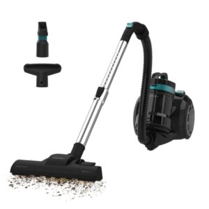 cecotec conga rockstar cyclonic plus aspiradora de trineo sin bolsa 800w succion 16kpa deposito de 2l incluye accesorios ideal para mascotas filtro hepa radio hasta 7m color negro