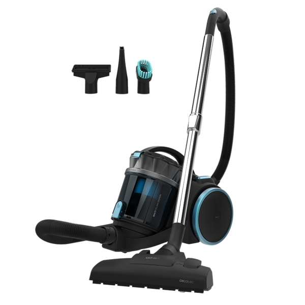 cecotec conga rockstar multicyclonic xxl aspiradora de trineo sin bolsa potencia 800w succion hasta 20kpa deposito de 4l incluye accesorios radio de accion hasta 9m color negro
