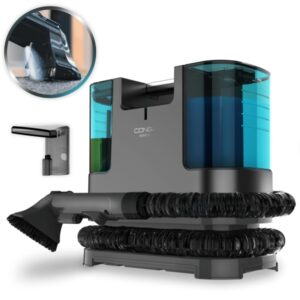 cecotec conga 3000 carpet and spot clean l aspirador para tapicerias 400w mangera de 1.2m spray pulverizador depositos de agua limpia y sucia separados radio hasta 6m color gris oscuro
