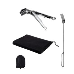 cecotec dragonpack 4600 s set de accesorios para barbacoa pinzas cubierta protecctora atizador color varios