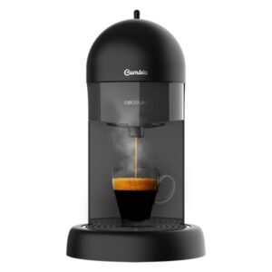 cecotec cumbia capricciosa black cafetera espresso compatible con capsulas potencia 1100w presion 19bar deposito de 600ml filtro apto para lavavajillas color negro
