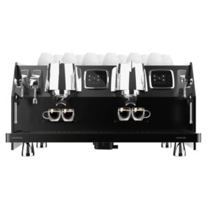 cecotec baristeo regina cafetera espresso profesional doble 5200w calientatazas presion 9bar caldera de acero inoxidable pantalla lcd vaporizador portafiltro profesional 58mm color negro