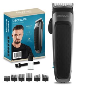 cecotec precisioncare power blade cortapelos palanca de ajuste velocidad 5800rpm ergonomico cuchillas de acero inoxidable peines surtidos accesorios incluidos color gris oscuro