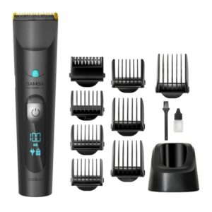 cecotec precisioncare wet and dry cortapelos autonomia hasta 120min ipx6 peines surtidos pantalla led bateria de litio cuchillas con recubrimiento de titanio color negro