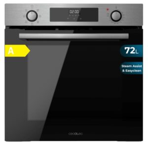cecotec bolero hexa m226000 inox a horno integrable potencia 2800w capacidad 72l control tactil puerta triple de cristal 7 funciones color negro
