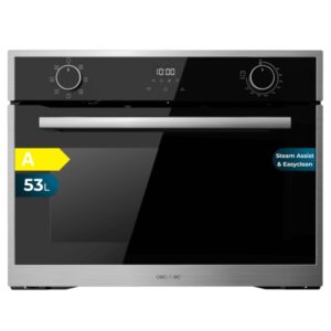 cecotec bolero hexa m224500 edge a horno multifuncion integrable potencia 2600w capacidad 53l temperatura regulable puerta triple de cristal 7 funciones color negro