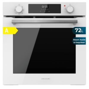 cecotec bolero hexa m226000 glass white a horno integrable potencia 2800w capacidad 72l control tactil puerta triple de cristal 7 funciones color blanco