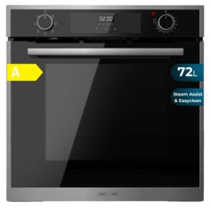 cecotec bolero hexa m226000 edge a horno integrable potencia 2800w capacidad 72l control tactil puerta triple de cristal 7 funciones color negro