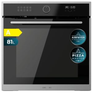 cecotec bolero hexa af316000 line a horno integrable capacidad 81l temperatura regulable piedra para pizzas de 35cm guias telescopicas pantalla tactil 11 funciones color gris oscuro