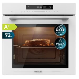 cecotec bolero hexa sm406000 glass white a+ horno integrable con microondas 2900w capacidad 72l temperatura regulable acero inoxidable guias telescopicas pantalla tactil color blanco