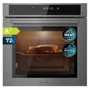 cecotec bolero hexa sm406000 line a+ horno integrable con microondas 2900w capacidad 72l temperatura regulable acero inoxidable guias telescopicas pantalla tactil color gris