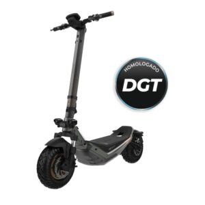 cecotec bongo serie doble z85 patinete electrico con intermitentes 2200w autonomia 85km ruedas 10.5" doble suspension frenado e abs homologado por la dgt bateria de 20ah color negro