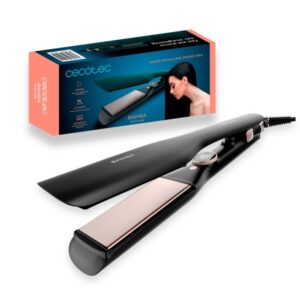 cecotec ritualcare sphere max plancha de pelo xl de 45mm pantalla led temperatura regulable revestimiento de ceramica apagado automatico placas flotantes color negro