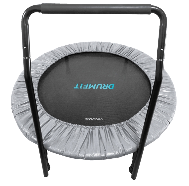 cecotec drumfit jump 920 trampolin de fitness de 92cm soporta hasta 100kg incluye accesorios base con 6 patas agarre central con espuma antideslizante color negro