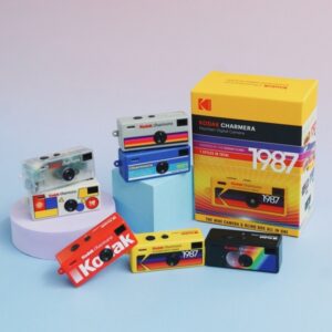 kodak charmera camara digital instantanea retro 1.6m megapixels tamaño diminuto/llavero bateria recargable peso 30g modelo aleatorio