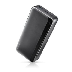ngs quiz 20 powerbank 20000mah 22.5w pd 3.0 qc 3.0 2x usb c, 1x usb a color negro