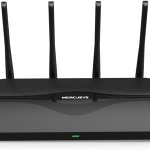 mercusys mr47be router wifi 7 tribanda be9300 3 puertos 10/100/1000/2500mbps easymesh mu mimo color negro