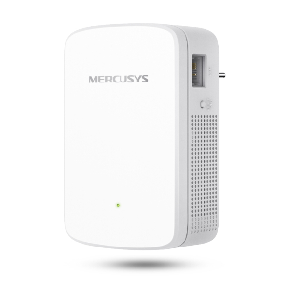 mercusys me20 repetidor extensor de red wifi hasta 750mbps 1x rj 45 boton wps color blanco