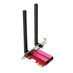 mercusys ma37be adaptador de red pcie be6500 wifi 7 bluetooth 5.4 2 antenas